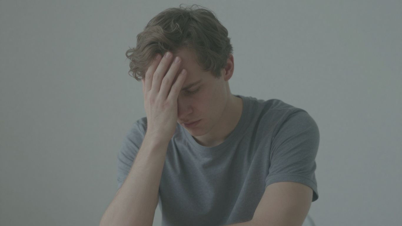 Pessoa com metabolismo lento, cansada e sem energia.